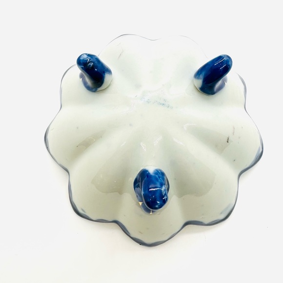 Vintage Hand Painted Gilded Bowl - Picture 12 of 13